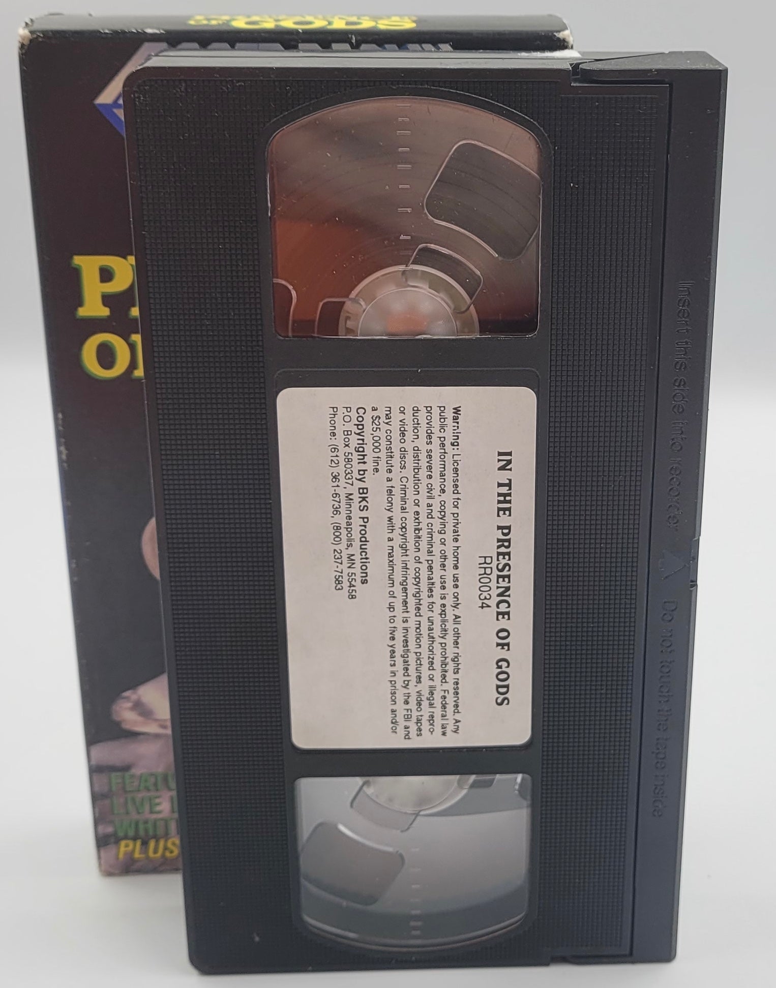 Roger Raglin – In The Presence of Gods (VHS, 90 Minutes)