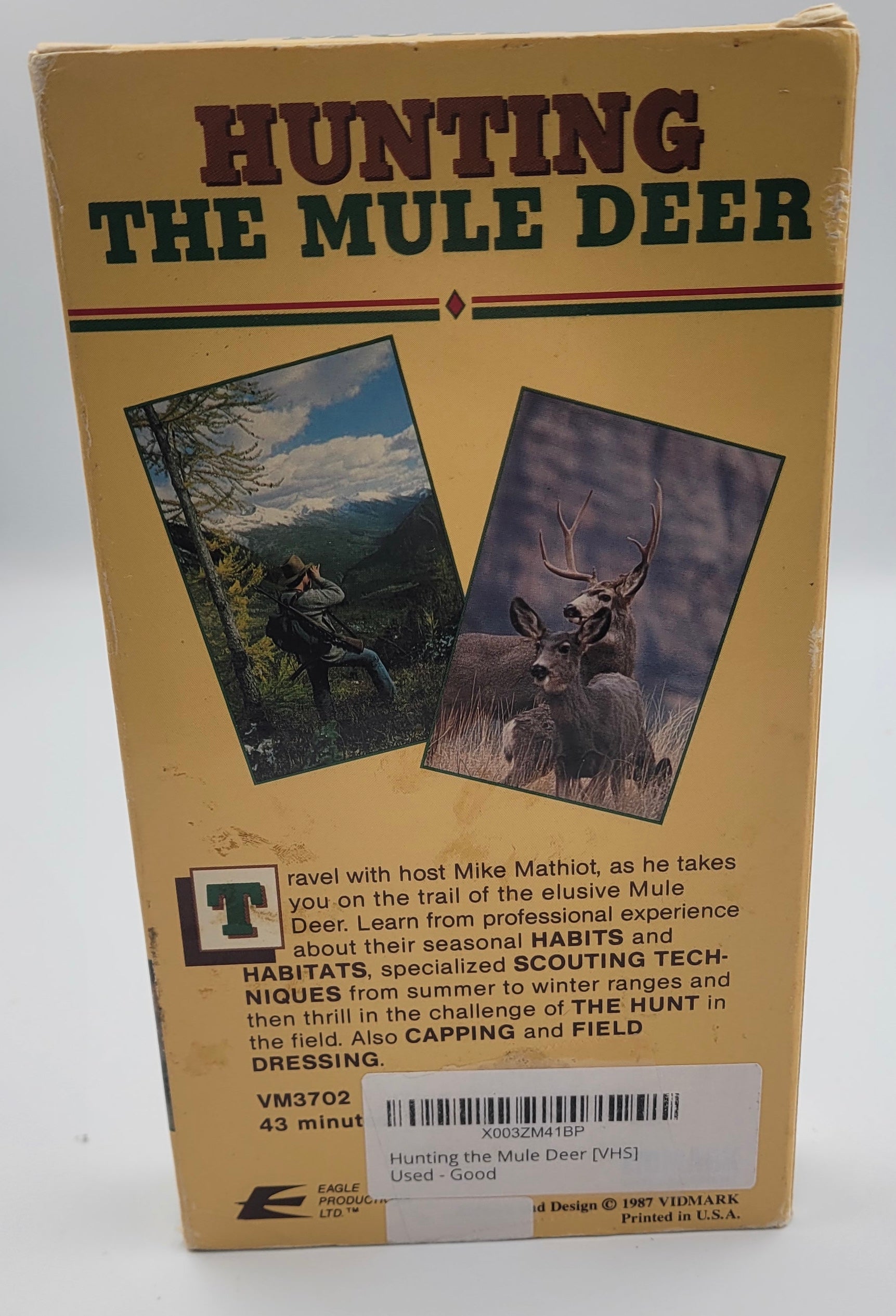 Hunting the Mule Deer – 1987 Vidmark Heritage Collection VHS