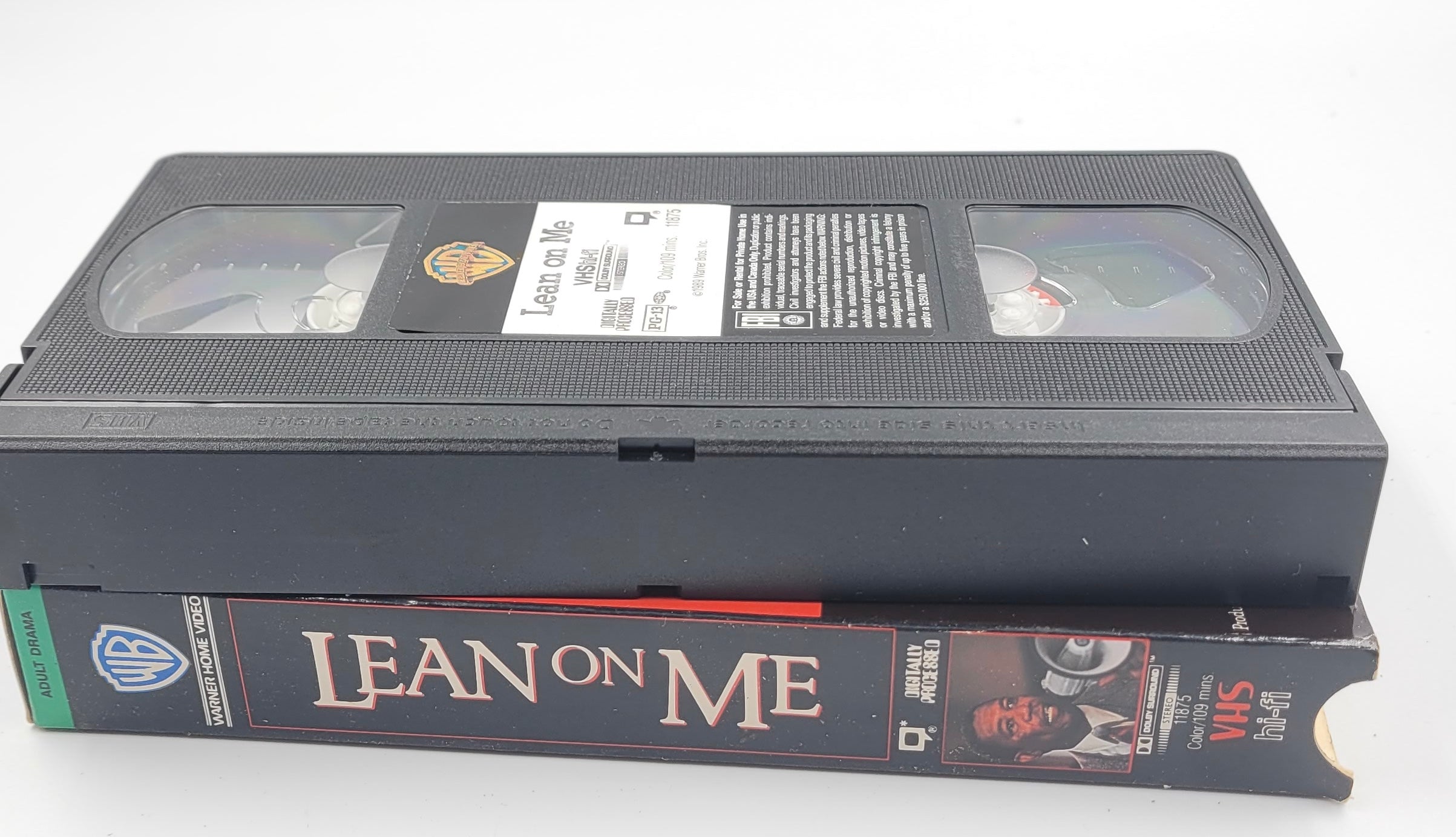 Lean on Me (1989) – VHS Tape | Morgan Freeman | Warner Bros. Vintage Drama
