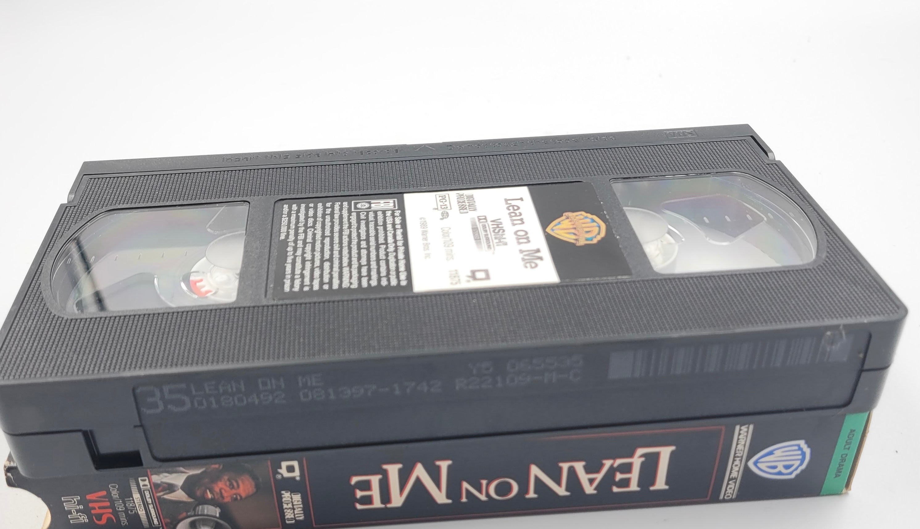 Lean on Me (1989) – VHS Tape | Morgan Freeman | Warner Bros. Vintage Drama