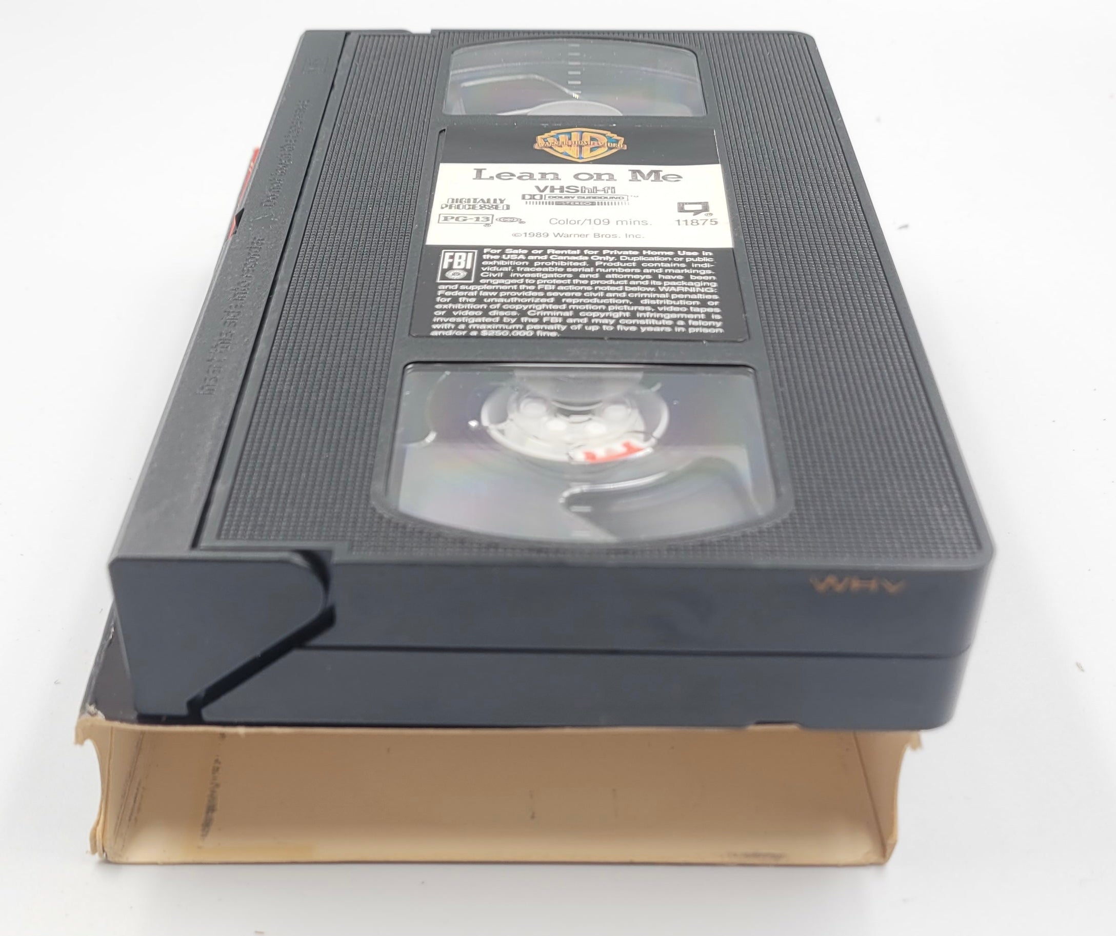 Lean on Me (1989) – VHS Tape | Morgan Freeman | Warner Bros. Vintage Drama
