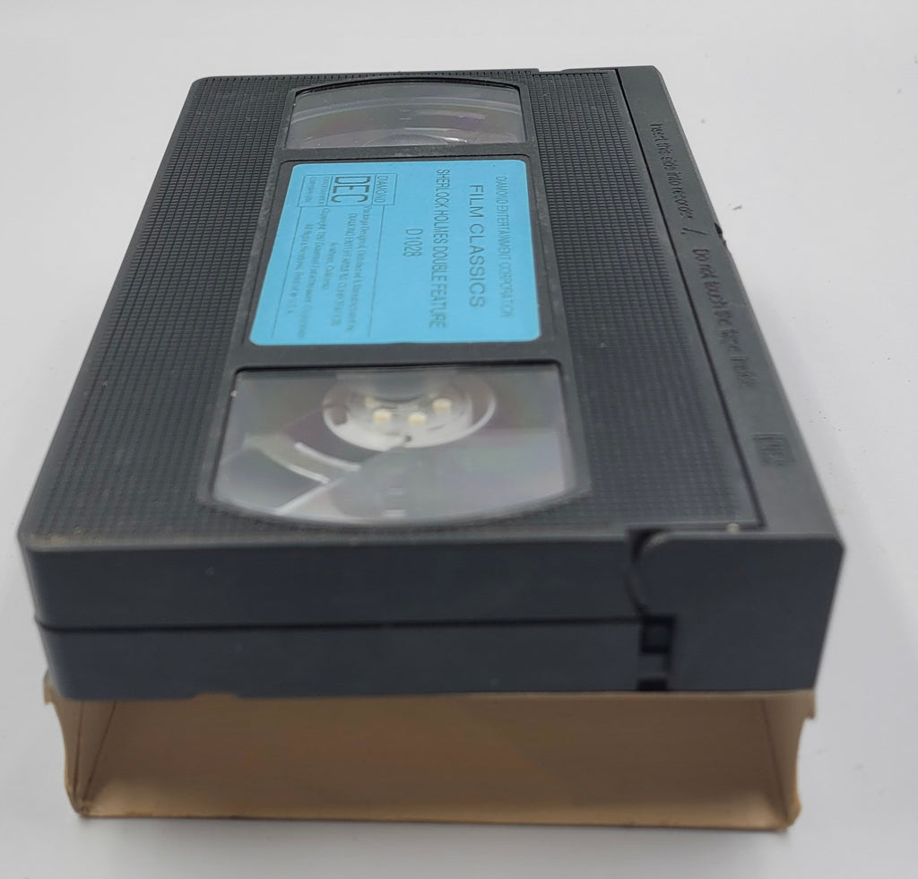 Sherlock Holmes Double Feature VHS (1996) – Basil Rathbone Classic Mysteries