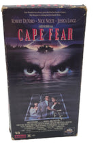 Cape Fear VHS 1992 Former Rental Robert De Niro Thriller Movie Tape