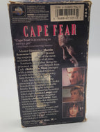 Cape Fear VHS 1992 Former Rental Robert De Niro Thriller Movie Tape