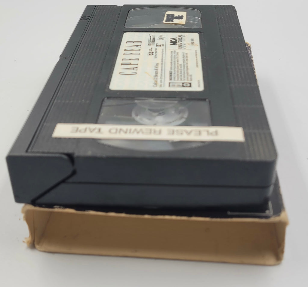 Cape Fear VHS 1992 Former Rental Robert De Niro Thriller Movie Tape