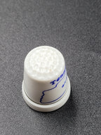 Vintage Tennessee Souvenir Thimble – Nashville Highlighted in Blue