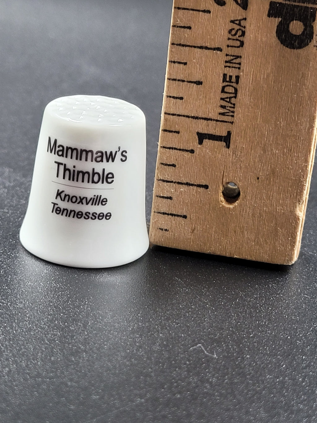 Vintage “Mammaw’s Thimble” – Knoxville, Tennessee Souvenir Collectible