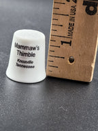 Vintage “Mammaw’s Thimble” – Knoxville, Tennessee Souvenir Collectible