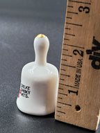 Vintage Great Smoky Mountains Souvenir Bell – Cardinal Bird with Gold Trim