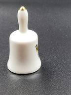Miniature North Dakota Souvenir Bell – Western Meadowlark & Prairie Rose