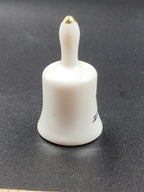 Miniature Vintage Maine Souvenir Bell – Chickadee & White Pine Cone Design