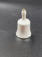 Miniature Vintage Maine Souvenir Bell – Chickadee & White Pine Cone Design
