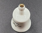 Miniature Vintage Maine Souvenir Bell – Chickadee & White Pine Cone Design