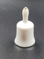 Miniature Utah Souvenir Bell – Sego Lily & California Gull – Vintage Ceramic