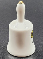 Miniature Kansas Souvenir Bell – Western Meadowlark & Sunflower