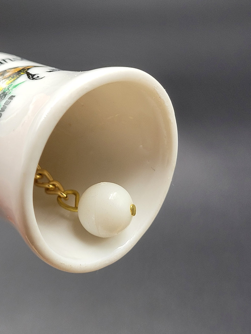 Miniature Kansas Souvenir Bell – Western Meadowlark & Sunflower