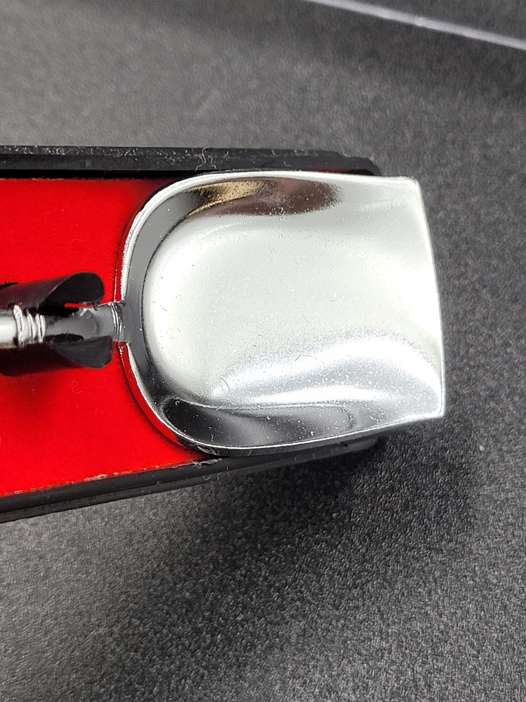 Vintage Florida Miniature Scoop – Silver-Tone Souvenir in Original Display Case