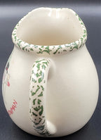 Vintage Snowman Creamer – “We Can Build a Snowman” – Holiday Ceramic Pitcher