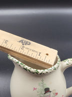 Vintage Snowman Creamer – “We Can Build a Snowman” – Holiday Ceramic Pitcher