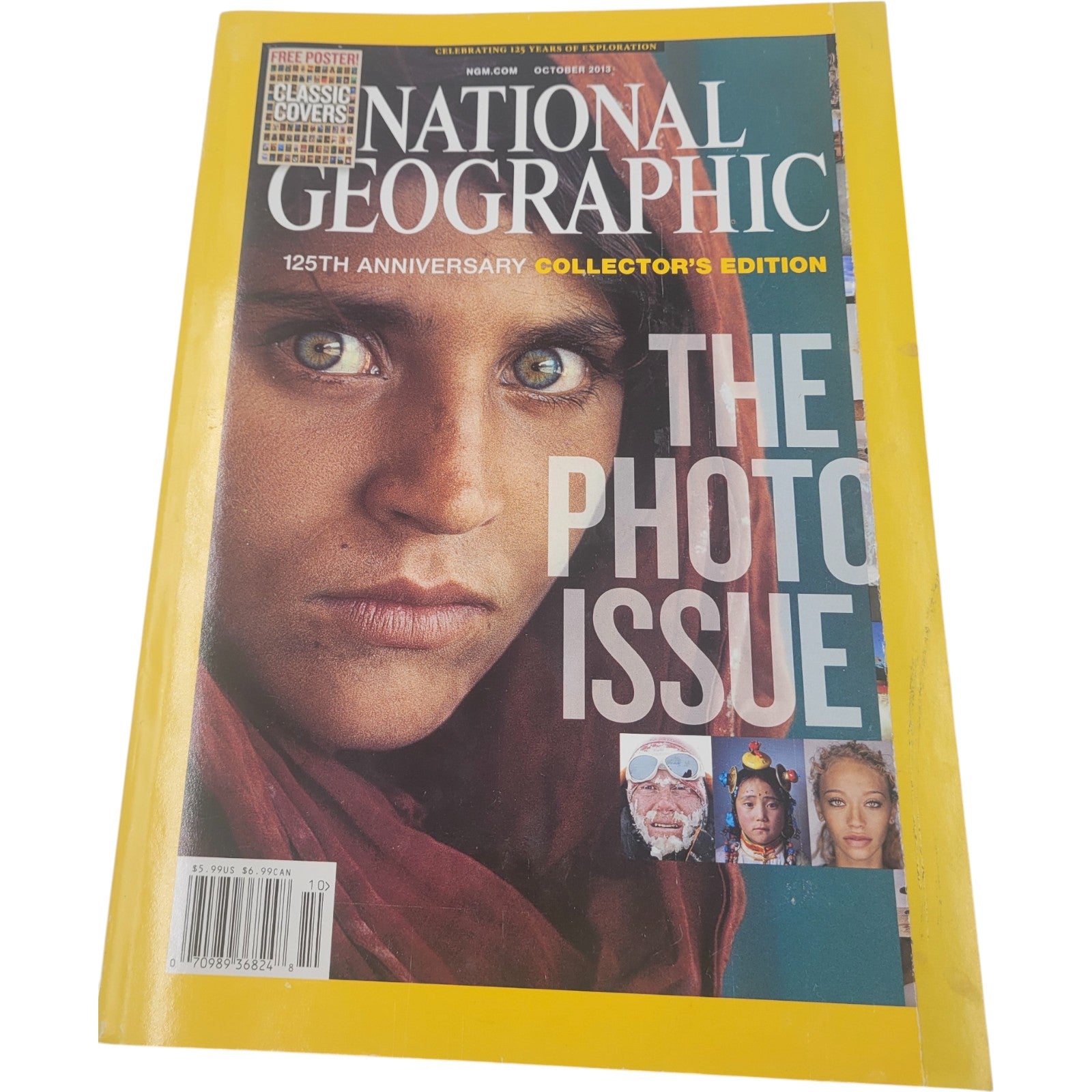 National Geographic 125 Years Photo Issue 2013 with Map Insert – Complete