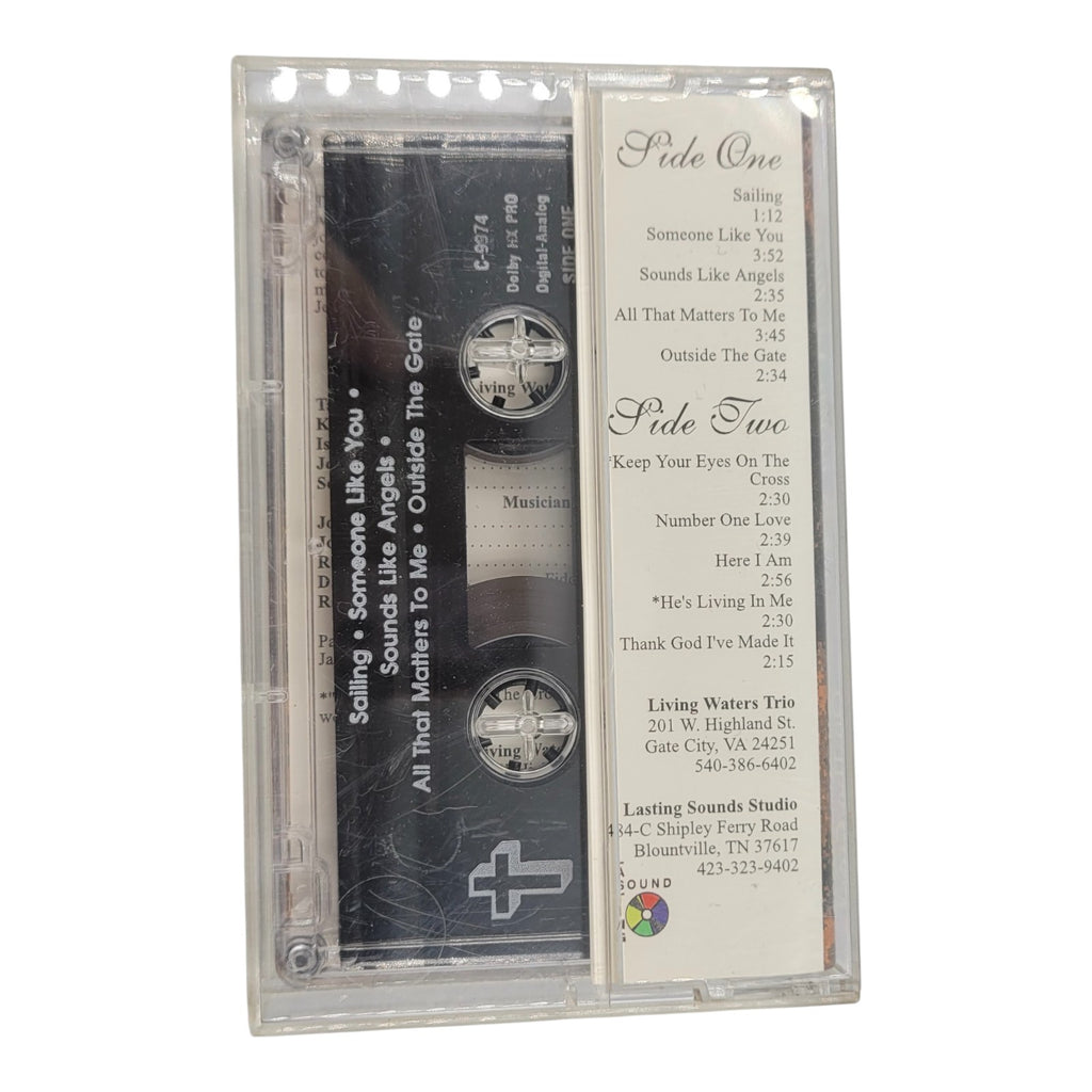 Living Waters Trio – Keep Your Eyes On The Cross (Gospel Cassette, Tested)