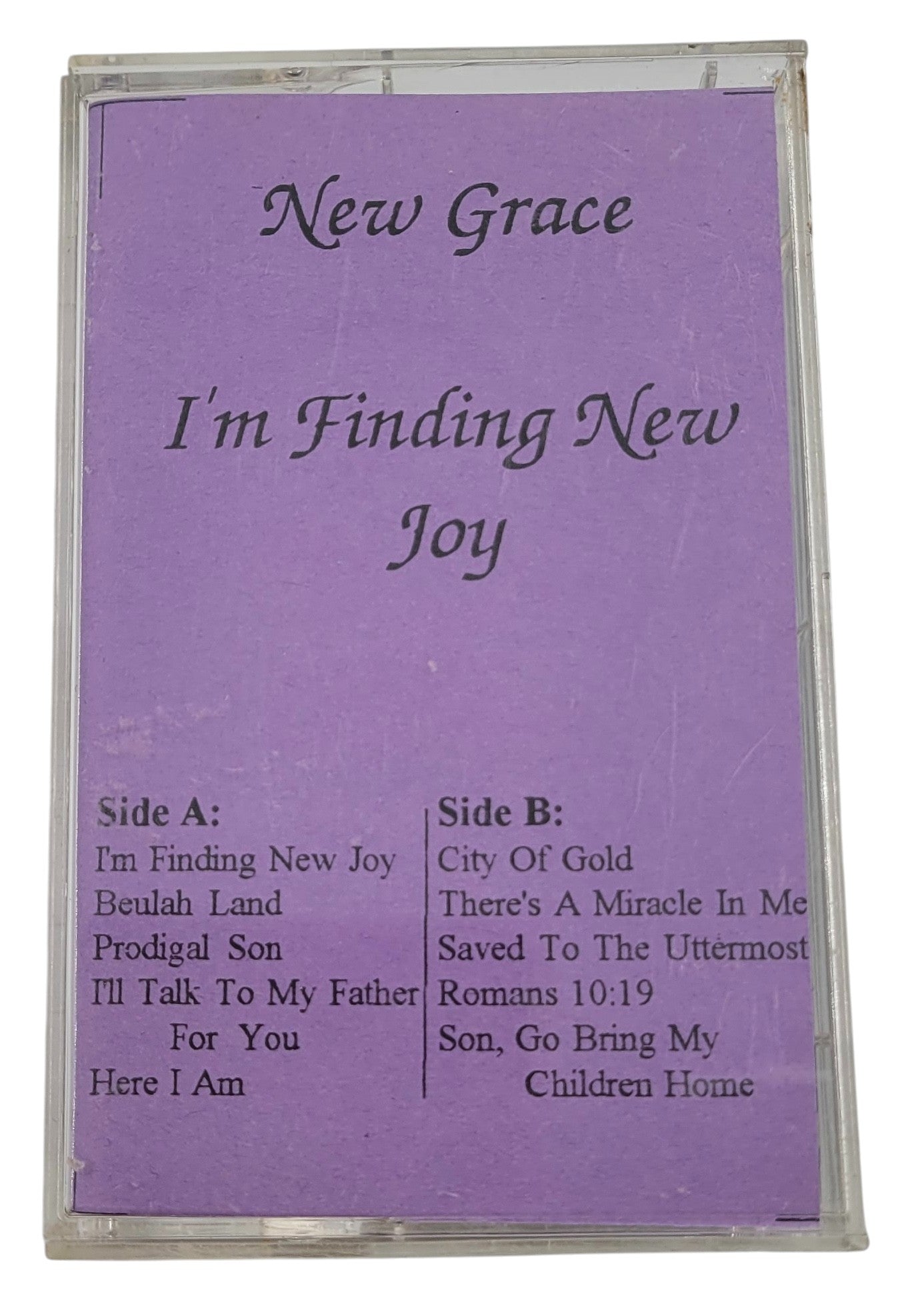 New Grace – I'm Finding New Joy (Vintage Gospel Cassette)