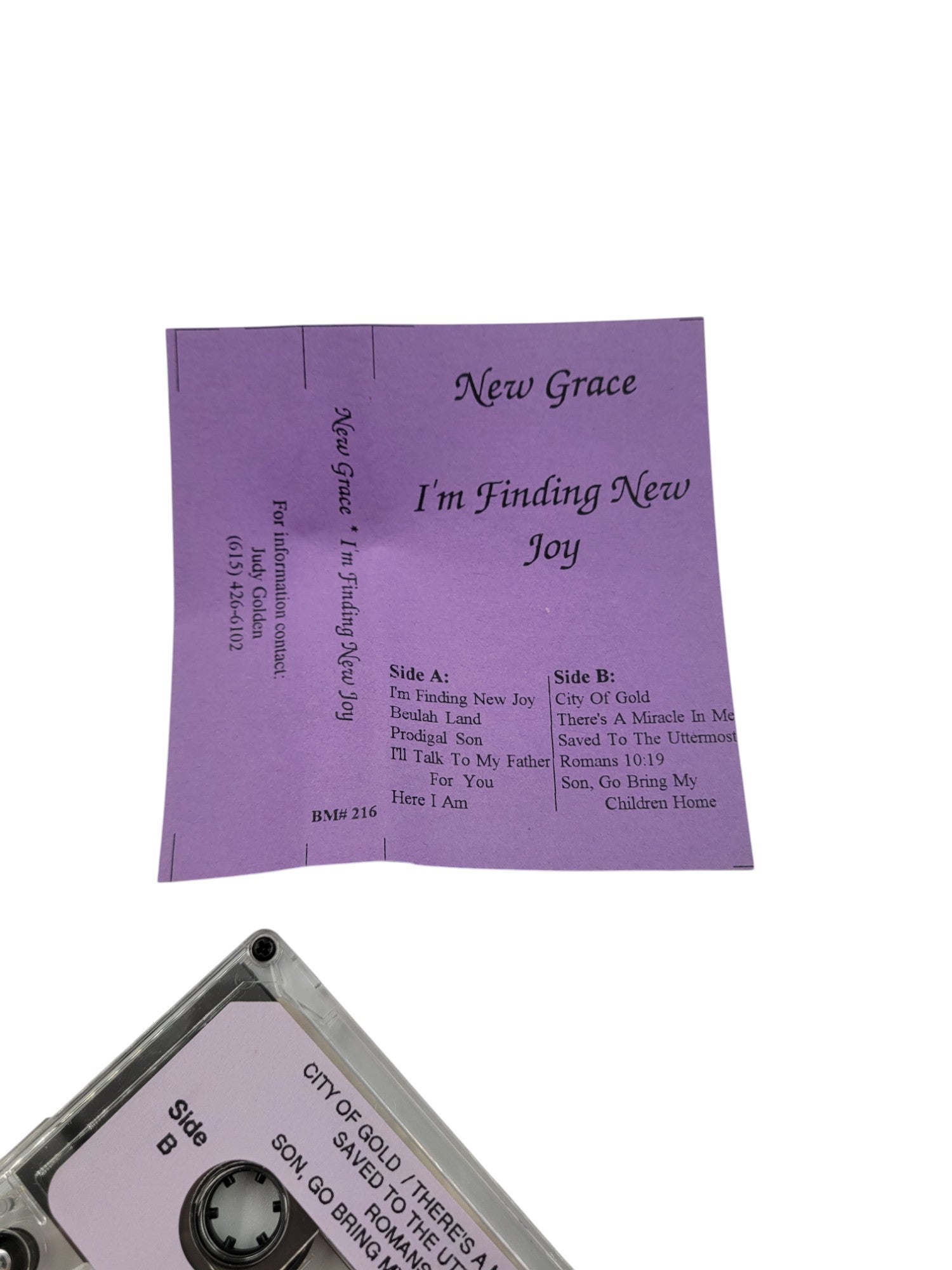 New Grace – I'm Finding New Joy (Vintage Gospel Cassette)