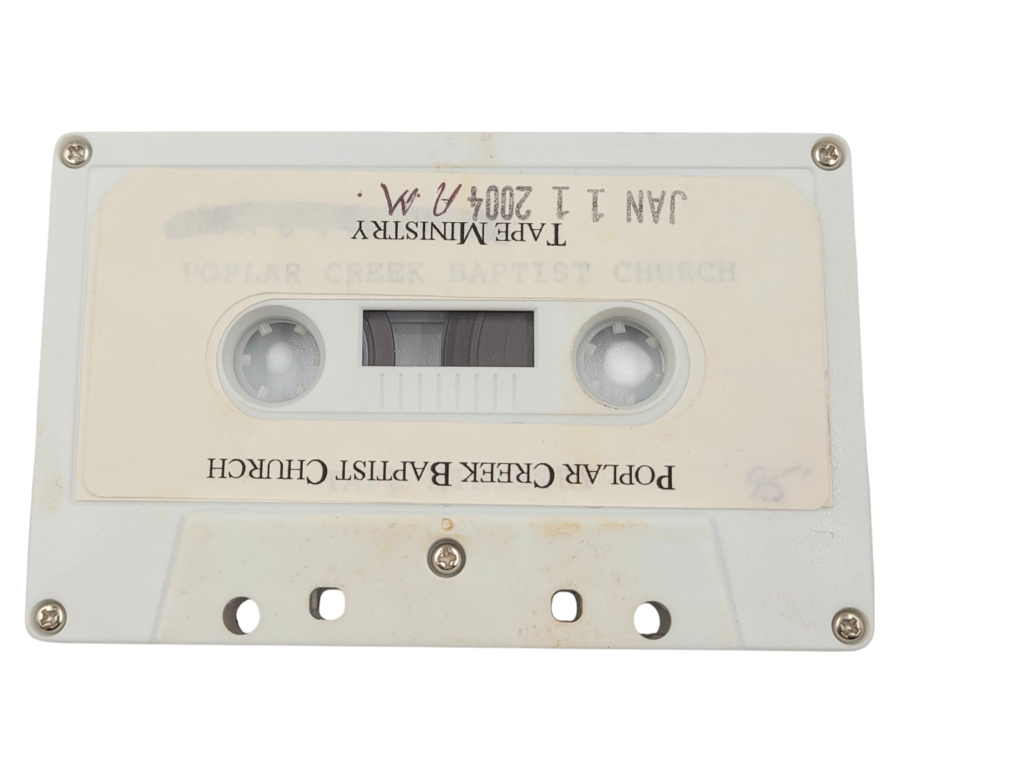 Poplar Creek Baptist Church Cassette – Jan 11, 2004 A.M. Service