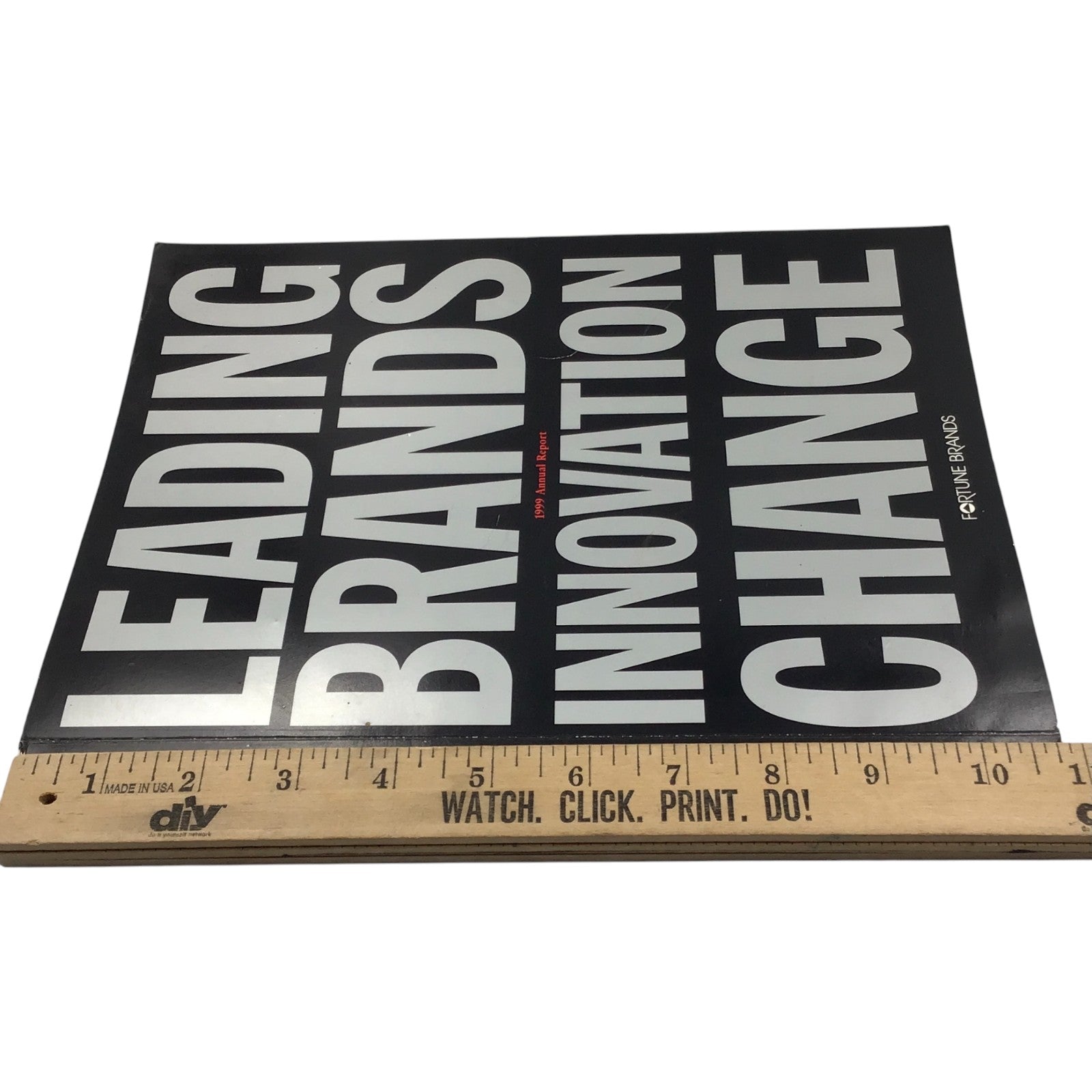 1999 Fortune Brands Annual Report + CEO Letter | Moen, Titleist, Jim Beam