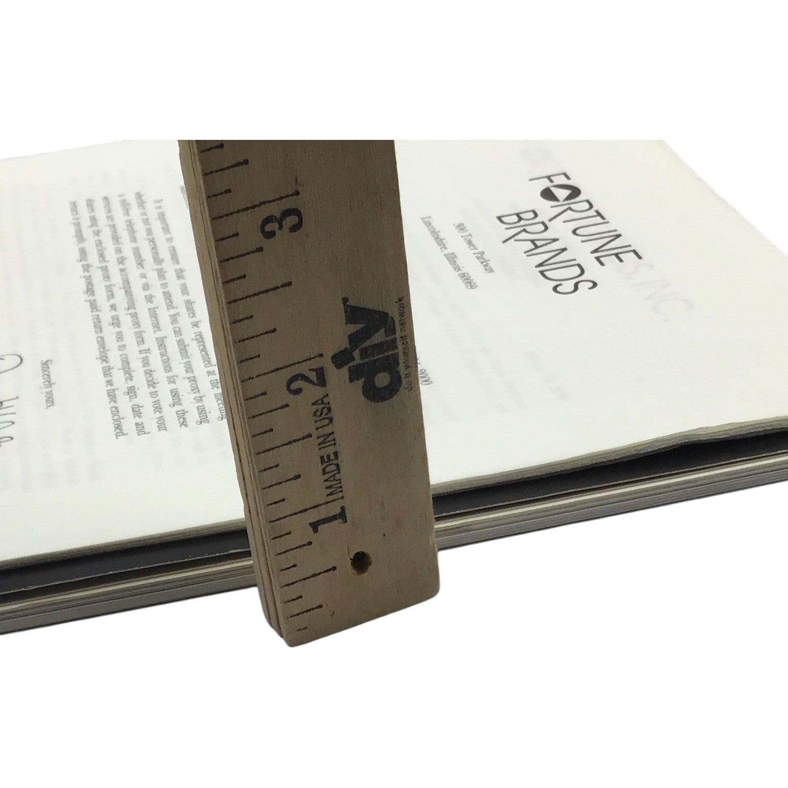 1999 Fortune Brands Annual Report + CEO Letter | Moen, Titleist, Jim Beam