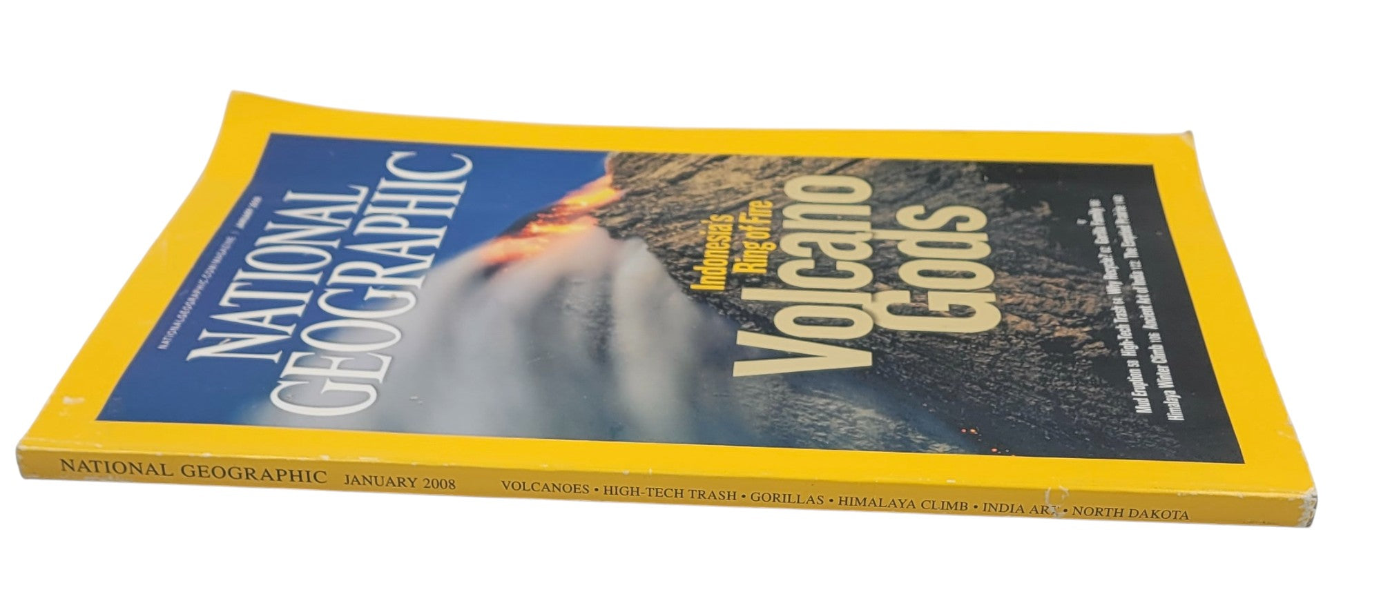 National Geographic January 2008 – Volcano Gods & Ring of Fire Issue