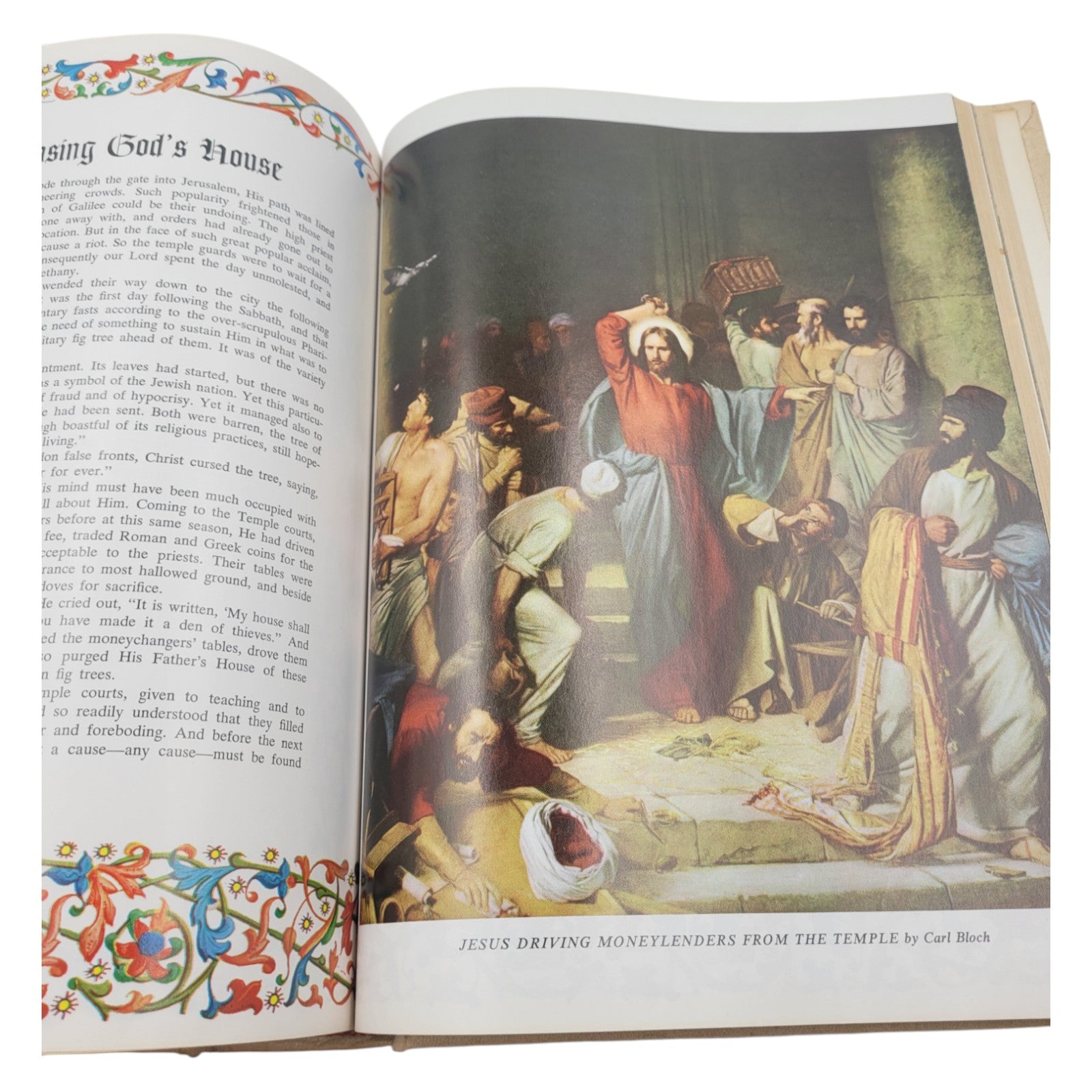 Vintage 1960s Guiding Light Family Bible KJV J.G. Ferguson Good Will Pub