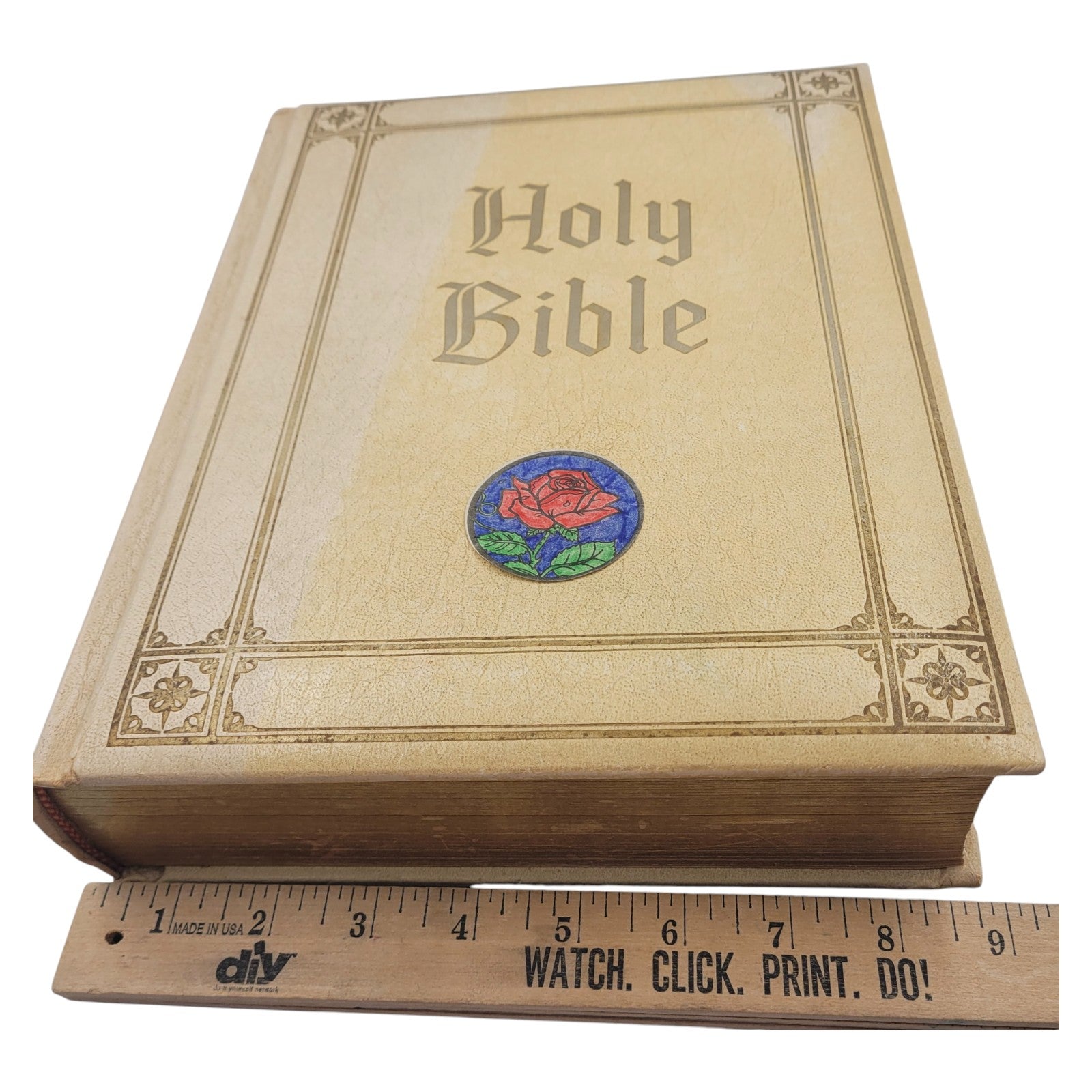 Vintage 1960s Guiding Light Family Bible KJV J.G. Ferguson Good Will Pub