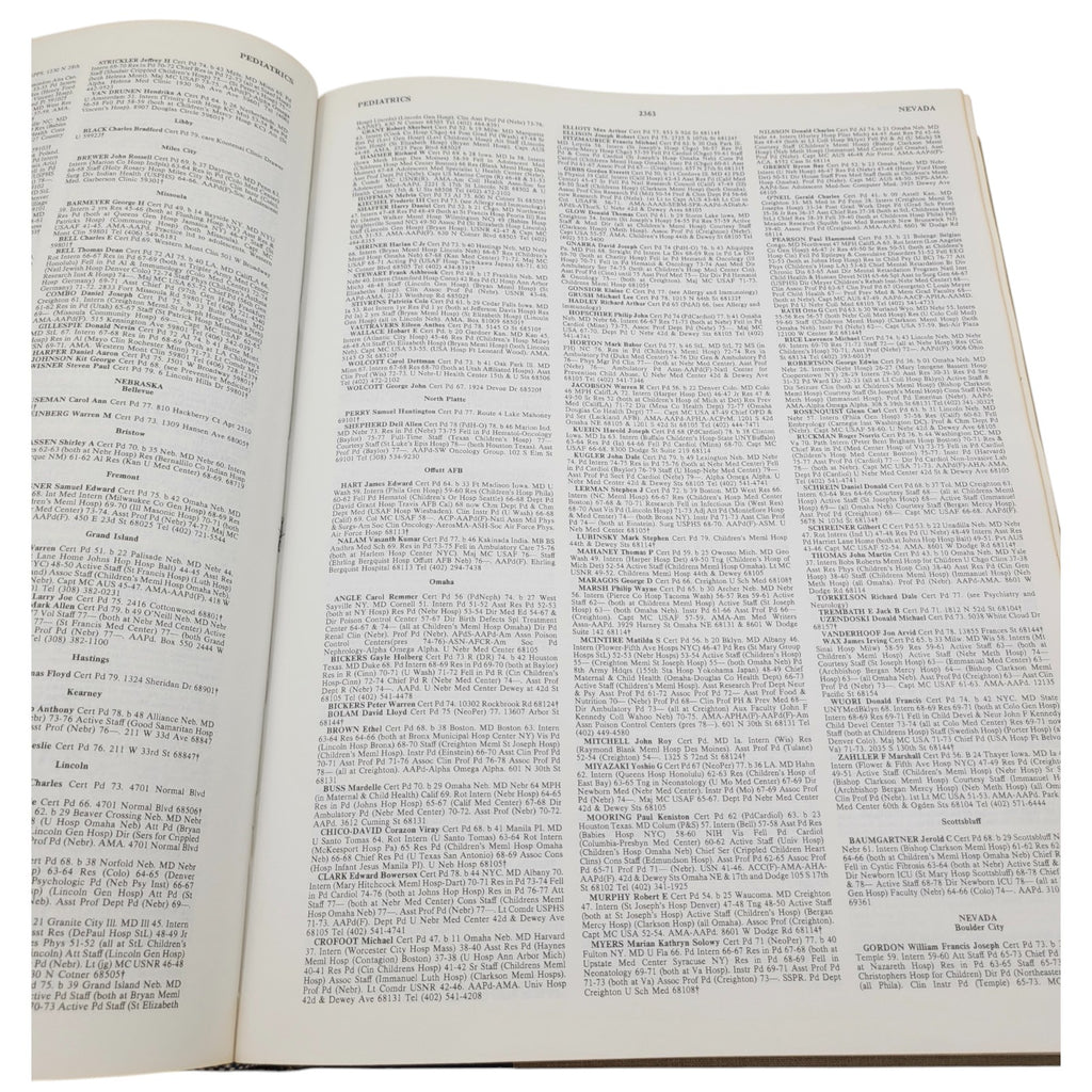 Directory of Medical Specialists Vol. 2 – 1979–1980 – 19th Edition – Who’s Who