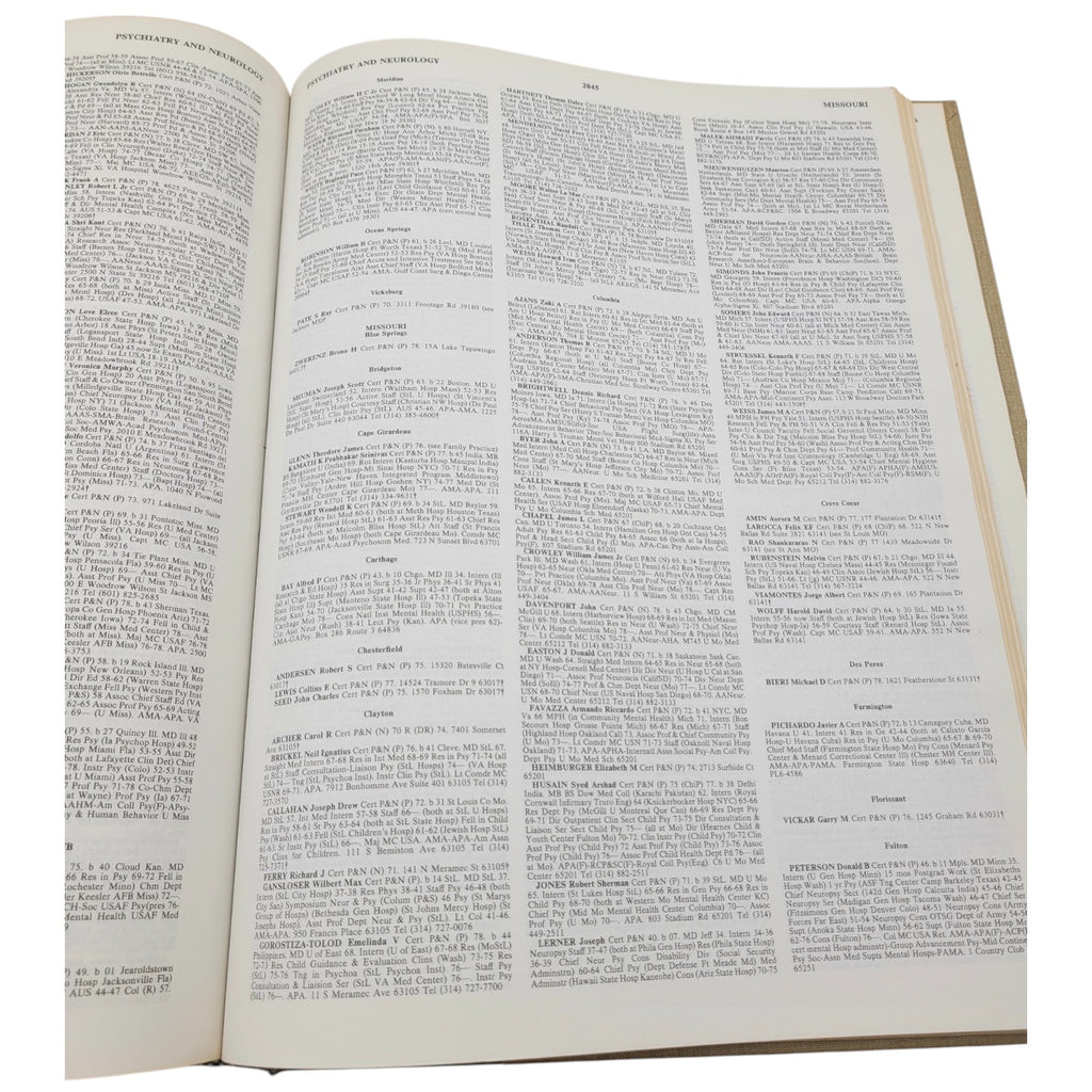 Directory of Medical Specialists Vol. 2 – 1979–1980 – 19th Edition – Who’s Who