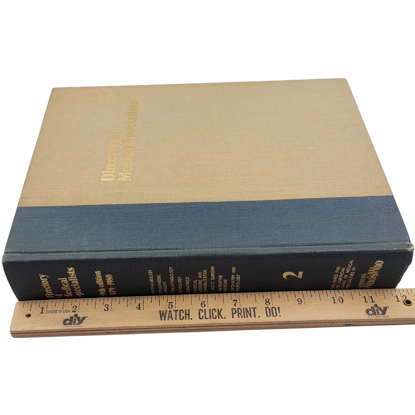 Directory of Medical Specialists Vol. 2 – 1979–1980 – 19th Edition – Who’s Who