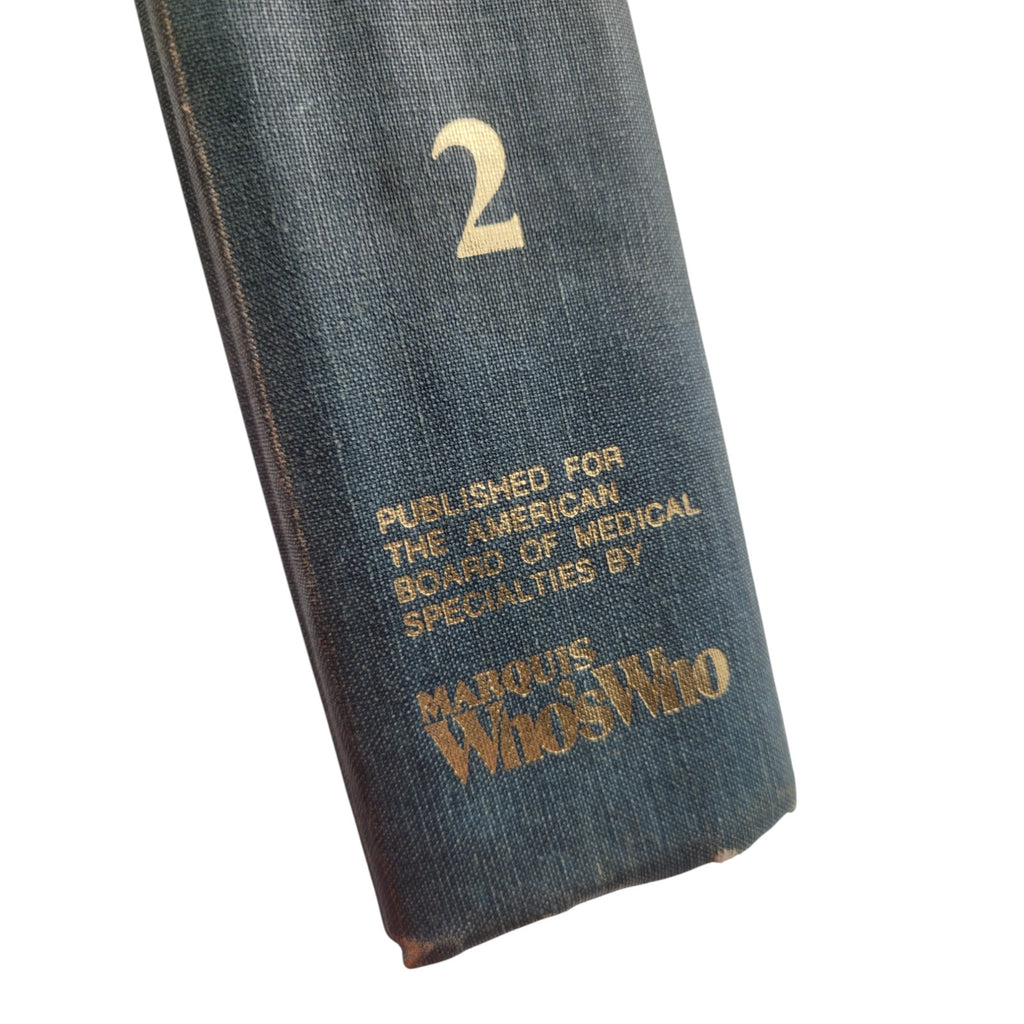 Directory of Medical Specialists Vol. 2 – 1979–1980 – 19th Edition – Who’s Who