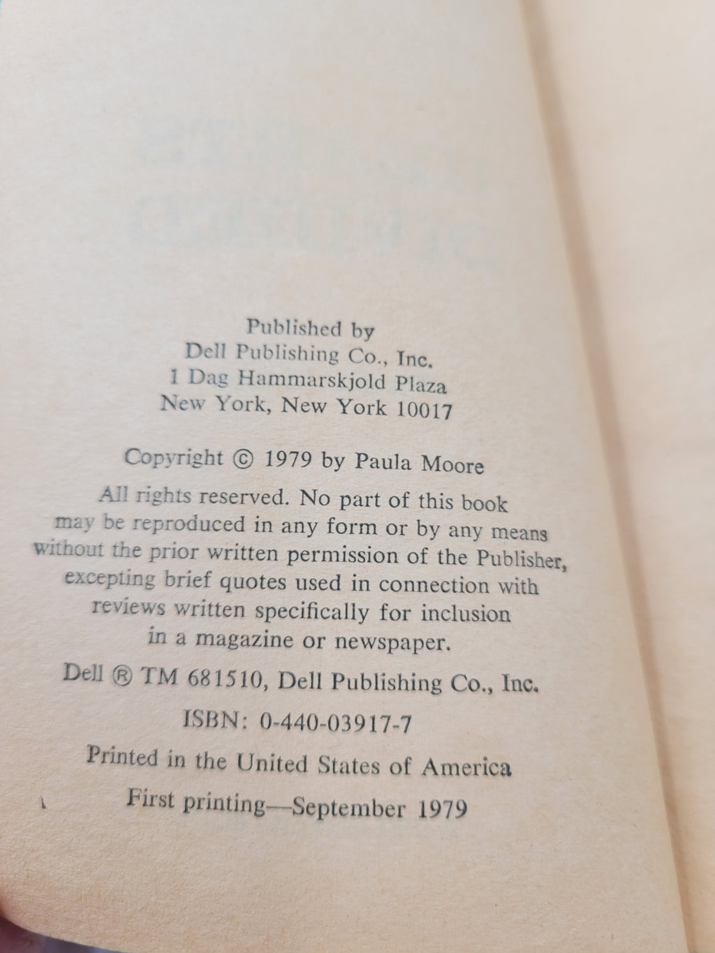 Hearts Divided by Paula Moore – Dell Making of America Series #5 – Vintage Paperback