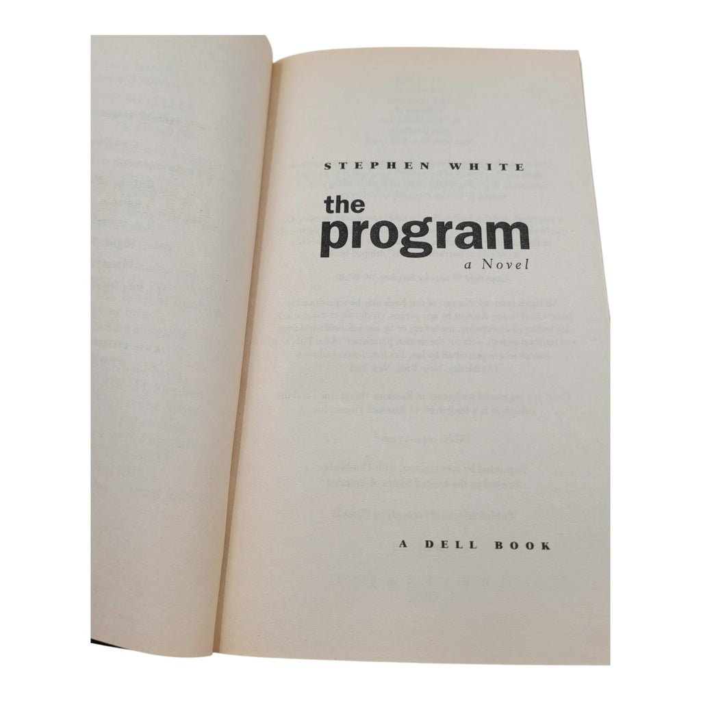 The Program by Stephen White (2002 Dell Paperback) – Vintage Thriller Novel