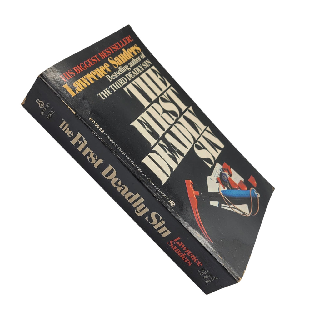 The First Deadly Sin by Lawrence Sanders – Berkley 1983 Vintage Paperback