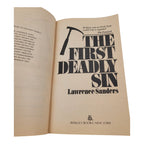 The First Deadly Sin by Lawrence Sanders – Berkley 1983 Vintage Paperback
