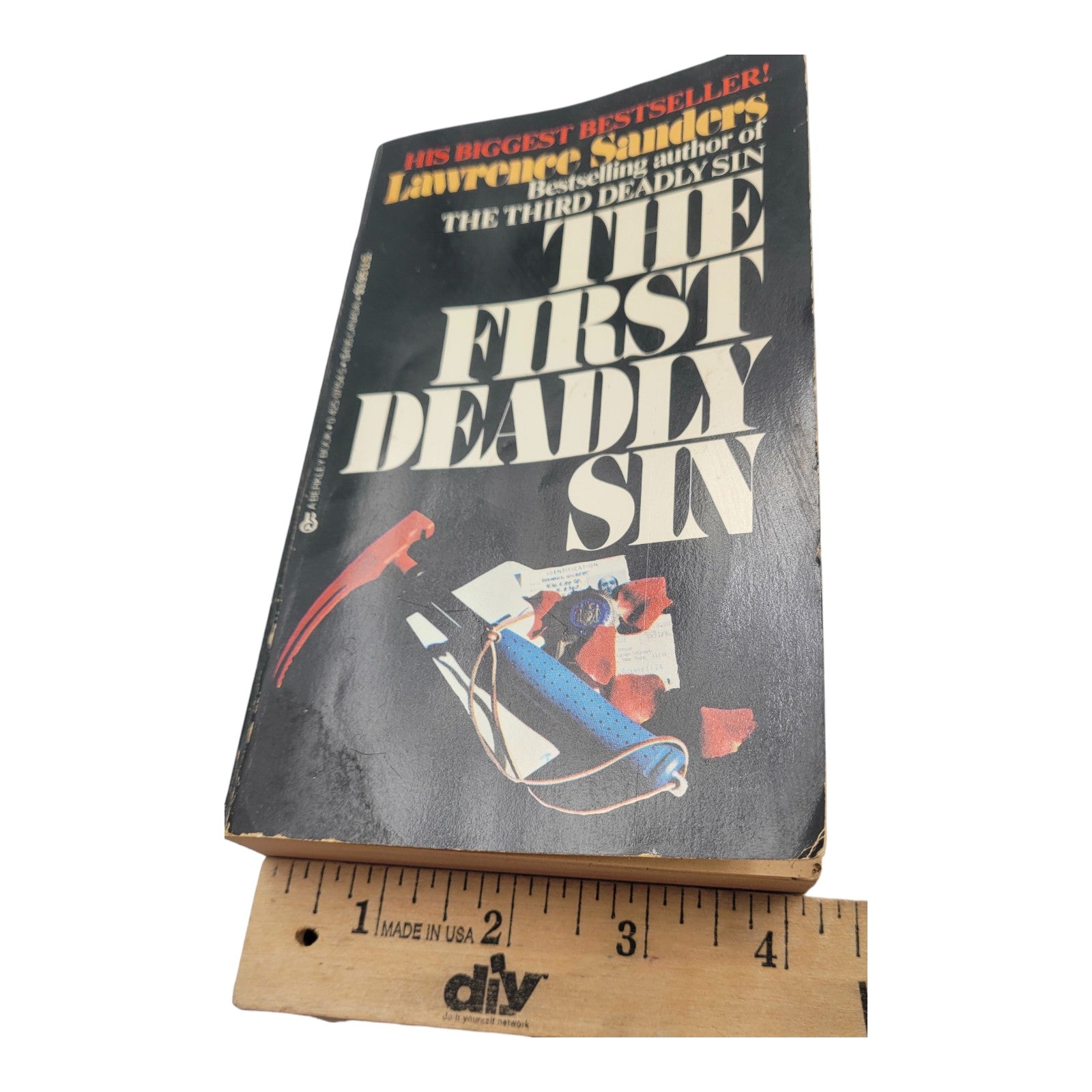 The First Deadly Sin by Lawrence Sanders – Berkley 1983 Vintage Paperback