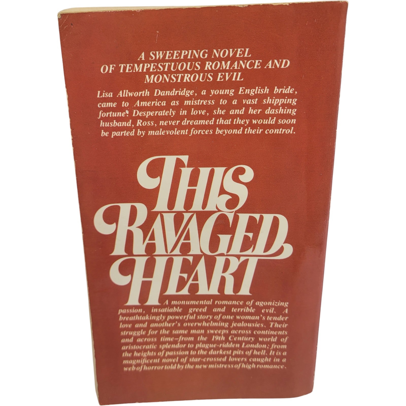 This Ravaged Heart by Barbara Riefe – 1977 Vintage Paperback