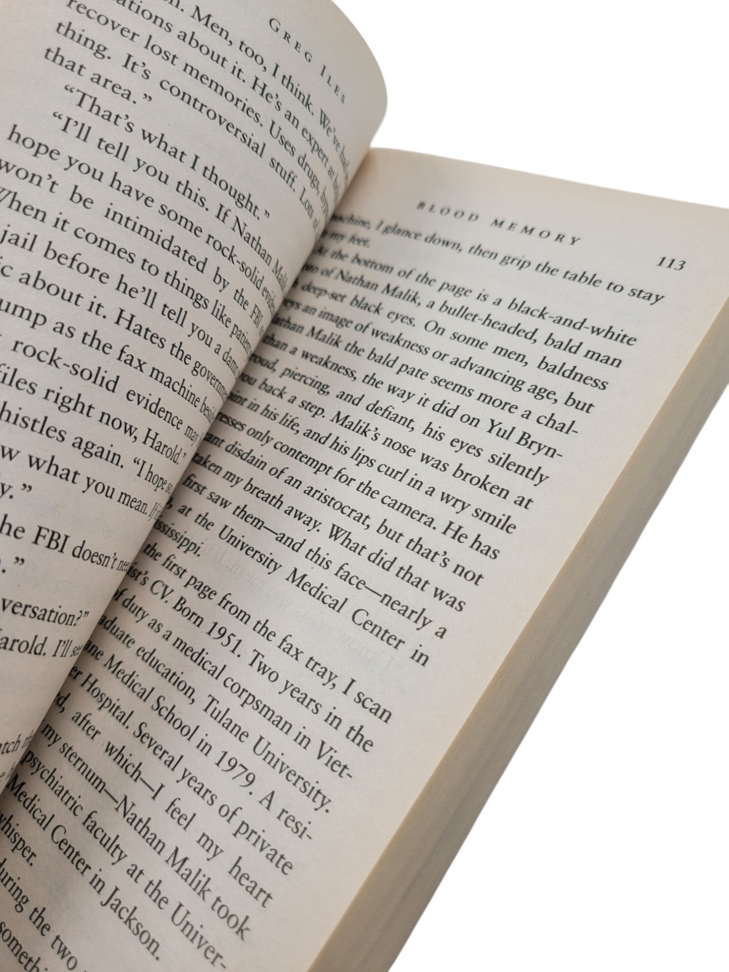 Blood Memory by Greg Iles – 2005 Pocket Star Books Premium Paperback