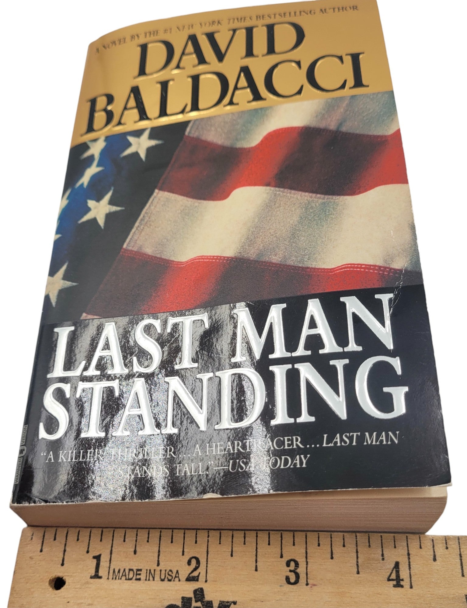Last Man Standing by David Baldacci – Vintage Warner Books Paperback 2002