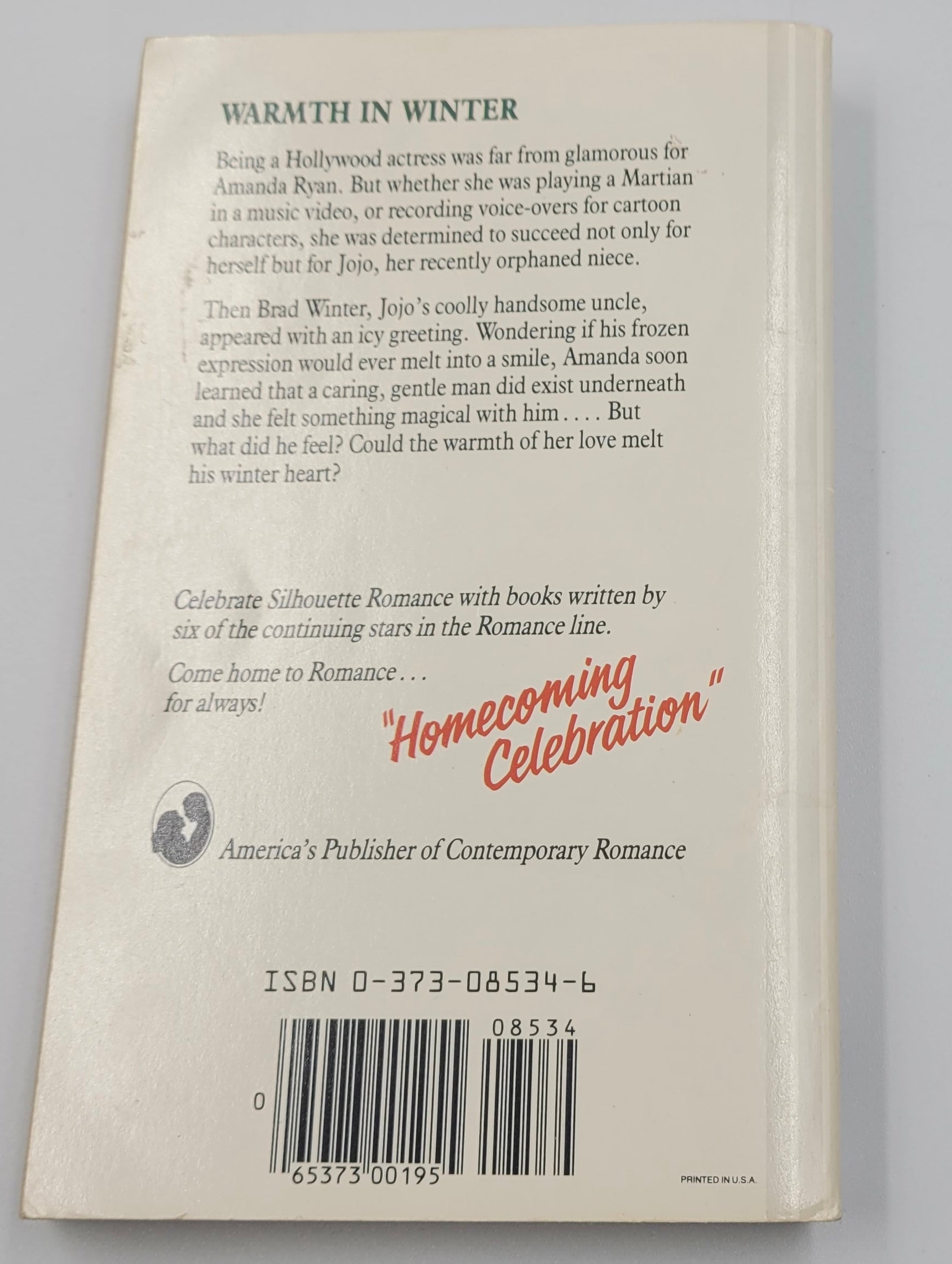 The Winter Heart Vintage Paperback by Victoria Glenn 1987 Silhouette Romance l