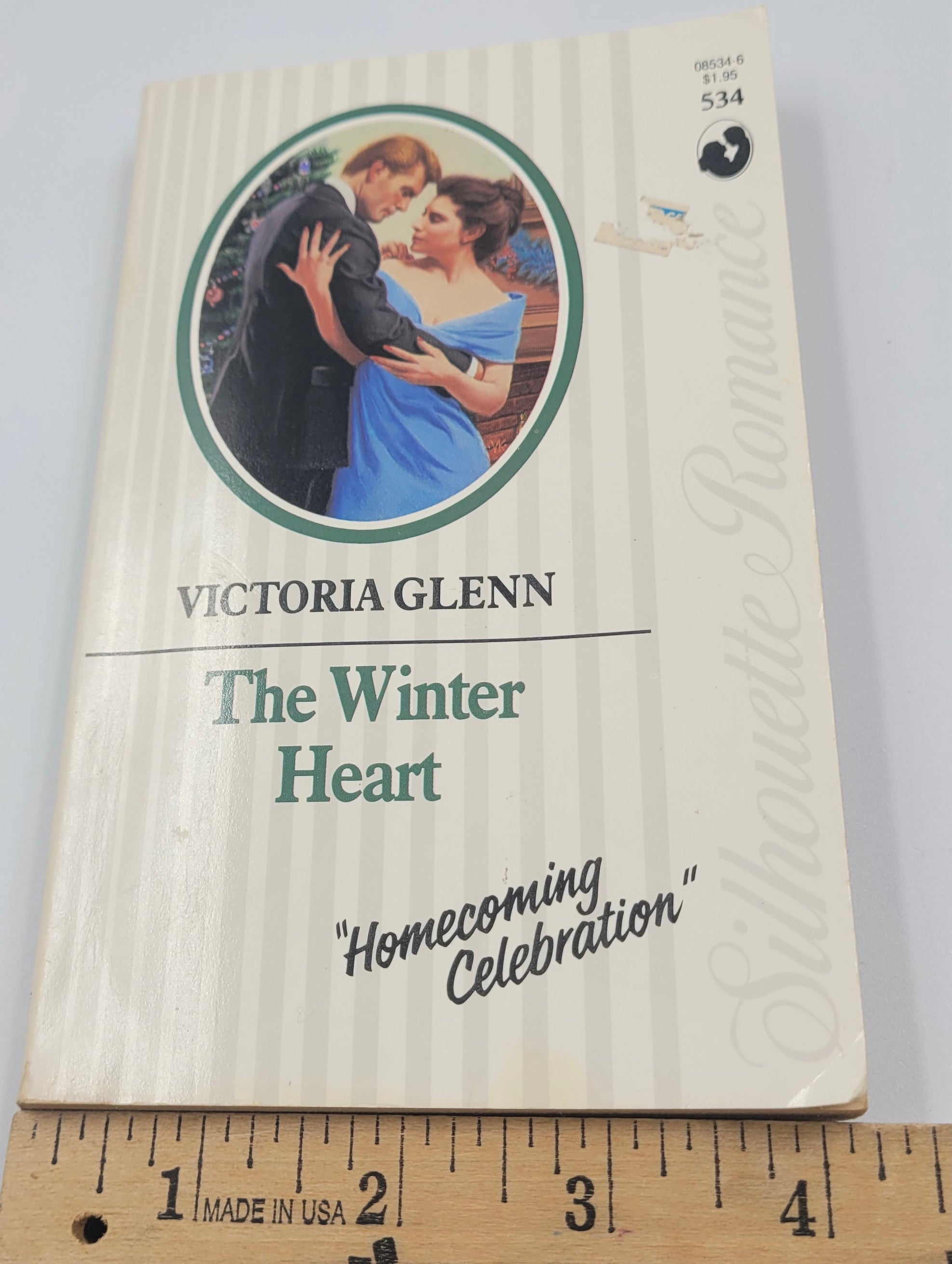 The Winter Heart Vintage Paperback by Victoria Glenn 1987 Silhouette Romance l