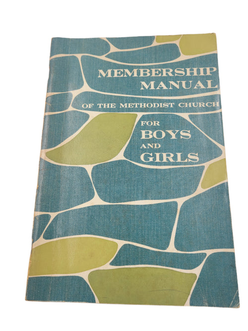 1964 Methodist Church Membership Manual for Boys & Girls – Vintage Religious Guide