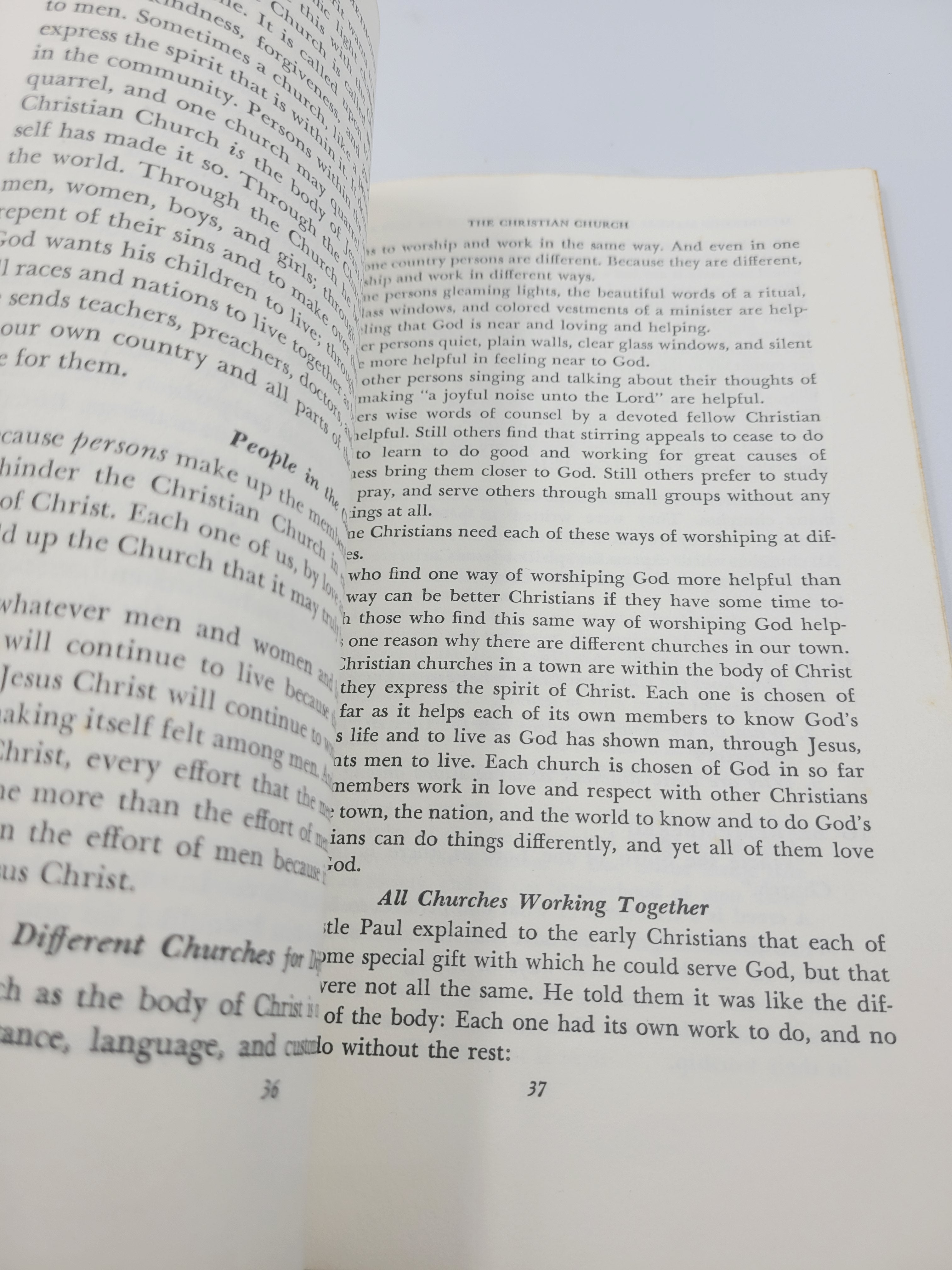 1964 Methodist Church Membership Manual for Boys & Girls – Vintage Religious Guide