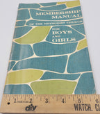 1964 Methodist Church Membership Manual for Boys & Girls – Vintage Religious Guide